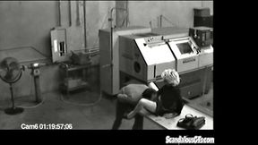 Amateur blonde caught fingering herself on camera and getting wild with a man