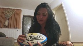 rugby ball fetish fantasy dirty talk, pussy riding and sensual gilbert worship