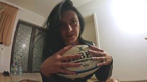 rugby ball fetish fantasy dirty talk, pussy riding and sensual gilbert worship