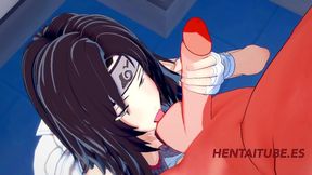 Kurenai Gives Naruto Intense 3D Hentai Blowjob & Handjob Ending In FaceCum