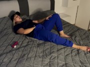 Selbstbefriedigung Doppelter Orgasmus Satisfyer Feucht Klitoris Reiben geil stöhnen zittern