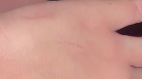 Finger Fetish bitte marks on my fingers