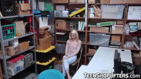 Teen wanted to steal unpunished but she got dick disciplined