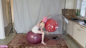 Looner Blowjob with a tough 32” Cattex (Pump2Pop)