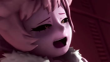 Mina alone in the lockers