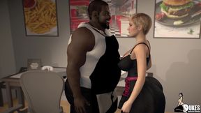 Suzie sucks her boss for a raise