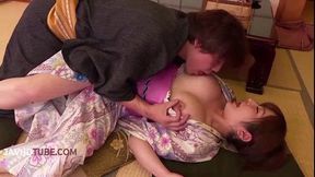 Passionate Asian Goddess Cocolo Gets Her Tits  Pussy Creamed Hardcore After Kimono Tease