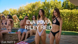 Aidra Fox, Eva Lovia a Riley Reid si nechají obrovské ptáky do prdele po horkých kouřeních