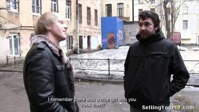 ”Russian cutie got her teen muff plowed”