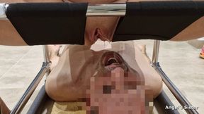Femdom piss in mouth, His mouth is my toilet