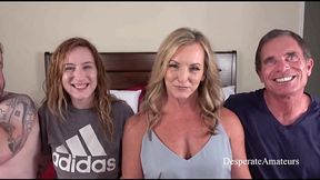 Curvy SEASONED BEAUTY with hefty tits gives deepthroat blowjob and rides cock doggystyle