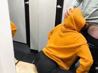 Public Sex in The Locker Room With Cum - Camshot