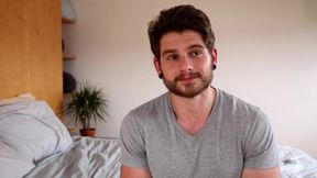 Straight guy gets his anal cherry popped bareback style by hung stud