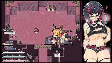 Rignetta's Adventure [ Monsters Hentai Game ] Ep.9 goth girl gangbang with face hugers