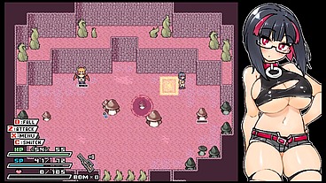 Rignetta's Adventure [ Monsters Hentai Game ] Ep.9 goth girl gangbang with face hugers