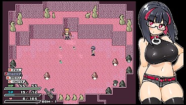 Rignetta's Adventure [ Monsters Hentai Game ] Ep.9 goth girl gangbang with face hugers