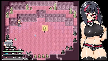 Rignetta's Adventure [ Monsters Hentai Game ] Ep.9 goth girl gangbang with face hugers
