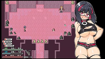 Rignetta's Adventure [ Monsters Hentai Game ] Ep.9 goth girl gangbang with face hugers
