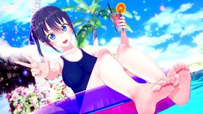 Nagisa-Chan's Steamy Summer Date Turns into Reckless Sex Session