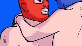 Among Us Yaoi - Shirtless Crewmates Build Up to Hard Sex