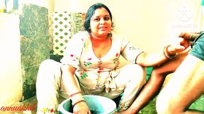 Desi step sister steps brother