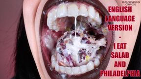 ENGLISH LANGUAGE VERSION - I EAT SALAD AND PHILADELPHIA