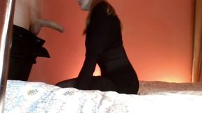 The husband spies on his wife cheating