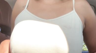 Risky Flashing and Naked in Car