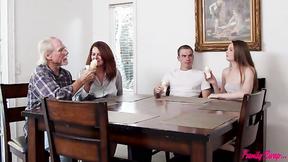 ”Dirty old couple & roleplaying friends - Andi James & Jessae Rosae”