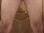Morning pissing in the toilet ...