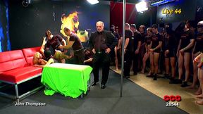 Nasty Ebony Slut in Live Ggg Gangbang - Cum on Face