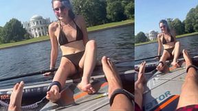 Sunset Sexting: Wet Nipples & Paddleboard Fucks End in Raw, Screaming Orgasm&#x1F4A6;