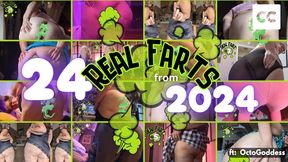 24 Real Farts for 2024: The Ultimate Femdom Fart Fetish Collection Captioned: Raw, Real, and Raunchy ft: OctoGoddess Authentic, Candid MiLF Domme Curvy Ass, Asshole Fetish CC