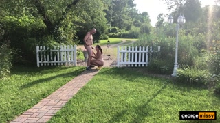 Dick Sucking Outdoors - Real Married Couple Missy and George