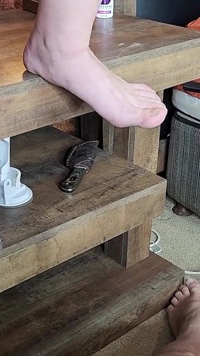 Stepmom Lets Me Watch as She Gets Dildo Fucked While I Masturbate