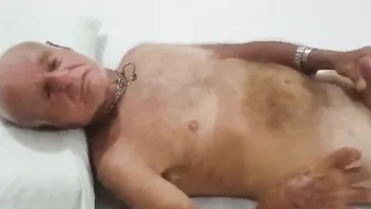 Hairy Latin Daddy Strokes His Big Cock Solo