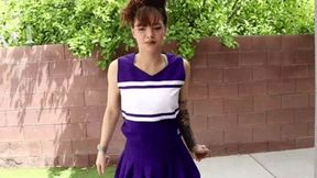 Cheerleader Josie Jo small penis encouragement tease
