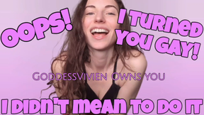 Oops I turned you GAY I didn't mean to do it Encouraged Gay Bisexual Encouragement Make Me Bi Fantasy It was only a suggestion but here you are, down on your knees with another man's cock in your mouth. Your cock is so hard and leaking the more you suck