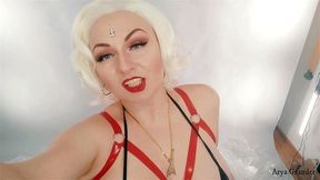 Teasing by curvy body! Arya Grander