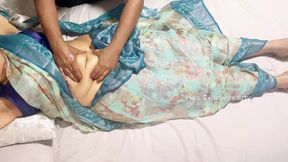 Sexy Desi Housewife - Hot Indian Oil Massage - Saree Erotica - Belly Fetish