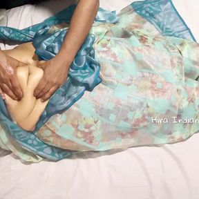 Sexy Desi Housewife - Hot Indian Oil Massage - Saree Erotica - Belly Fetish