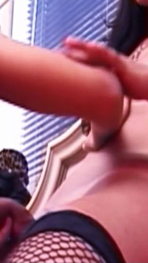 Tranny Fucked Anally by a Hot Teen with a Strap on