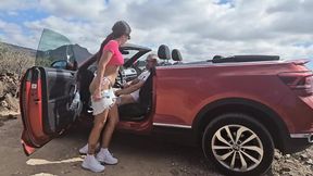 Big Titted Babe Gets Fucked in My Convertible