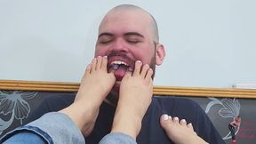 Foot Worship , part 3, Lua Vulgo, GiiH Spanic and Slave Mude, FULL HD