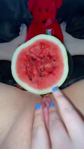 Emotional moment from &quot;🍉 WATERMELON MULTIPLY HOMEMADE FEMALE ORGASMS- FULL ARAB LONG PORN VIDEO 2025- BEST SAUDI AMATEUR-&quot;