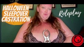 Halloween Sleepover Castration - CurvyRedhead - MP4 1920x1080