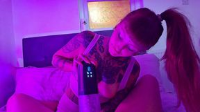 My Girlfriend Uses Cock Sucker Toy on My Big Cock