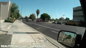 Hot Sex - Kierstin has some fun in the car