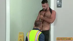 Muscle Bear Oral Sex-sex With Facial Cum