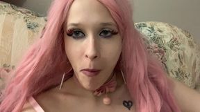 Blowing Huge Pink Bubbles